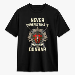 Dunbar Modern Tartan Crest 2D T-shirt - Never Underestimate Style
