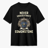 Edmonstone Tartan Crest 2D T-shirt - Never Underestimate Style