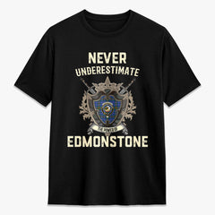 Edmonstone Tartan Crest 2D T-shirt - Never Underestimate Style
