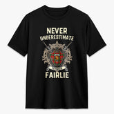 Fairlie Tartan Crest 2D T-shirt - Never Underestimate Style