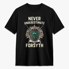 Forsyth Ancient Tartan Crest 2D T-shirt - Never Underestimate Style