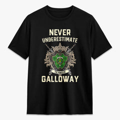 Galloway District Tartan Crest 2D T-shirt - Never Underestimate Style