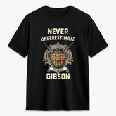 Gibson Tartan Crest 2D T-shirt - Never Underestimate Style