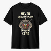 Kerr Ancient Tartan Crest 2D T-shirt - Never Underestimate Style