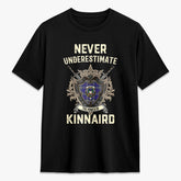 Kinnaird Tartan Crest 2D T-shirt - Never Underestimate Style