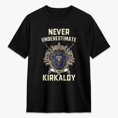 Kirkaldy Tartan Crest 2D T-shirt - Never Underestimate Style