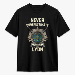Lyon Tartan Crest 2D T-shirt - Never Underestimate Style