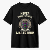MacArthur - Milton Tartan Crest 2D T-shirt - Never Underestimate Style