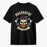 MacBrayne Tartan Crest 2D T-shirt - Alba Skull Style