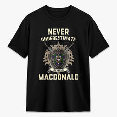 MacDonald Tartan Crest 2D T-shirt - Never Underestimate Style