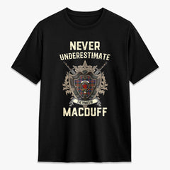 MacDuff Hunting Modern Tartan Crest 2D T-shirt - Never Underestimate Style