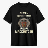 MacKintosh Hunting Weathered Tartan Crest 2D T-shirt - Never Underestimate Style