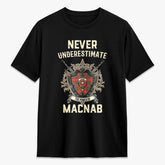MacNab Ancient Tartan Crest 2D T-shirt - Never Underestimate Style