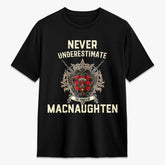 MacNaughten Tartan Crest 2D T-shirt - Never Underestimate Style