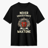 Maxtone Tartan Crest 2D T-shirt - Never Underestimate Style