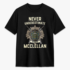McClellan Ancient Tartan Crest 2D T-shirt - Never Underestimate Style