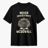 McDowall Tartan Crest 2D T-shirt - Never Underestimate Style