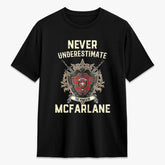 McFarlane Modern Tartan Crest 2D T-shirt - Never Underestimate Style