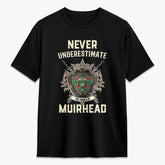 Muirhead Tartan Crest 2D T-shirt - Never Underestimate Style