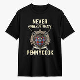 Pennycook Tartan Crest 2D T-shirt - Never Underestimate Style
