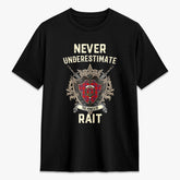 Rait Tartan Crest 2D T-shirt - Never Underestimate Style