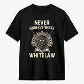 Whitelaw Tartan Crest 2D T-shirt - Never Underestimate Style