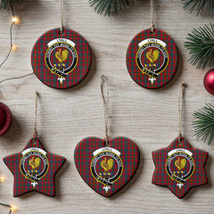 Lyall Tartan Crest Christmas Ceramic Ornament