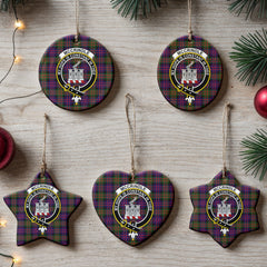 McCrindle Tartan Crest Christmas Ceramic Ornament