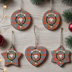 McFarlane Ancient Tartan Crest Christmas Ceramic Ornament