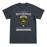 Beveridge Tartan Crest Mischief and Mayhem T-shirt