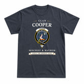 Cooper Ancient Tartan Crest Mischief and Mayhem T-shirt