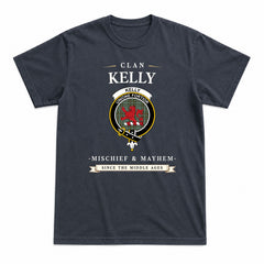 Kelly Dress Tartan Crest Mischief and Mayhem T-shirt