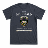 McDonald Tartan Crest Mischief and Mayhem T-shirt
