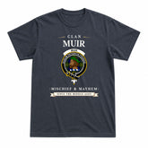 Muir Tartan Crest Mischief and Mayhem T-shirt