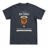 Munro Ancient Tartan Crest Mischief and Mayhem T-shirt