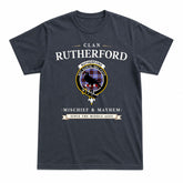 Rutherford Tartan Crest Mischief and Mayhem T-shirt