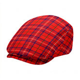Rose Modern Tartan Flat Caps