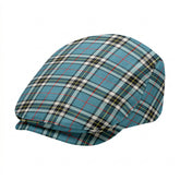Thomson Blue Tartan Flat Caps