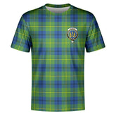 Johnson Ancient Tartan Crest T-shirt