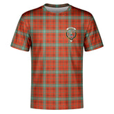 Morrison Red Ancient Tartan Crest T-shirt