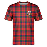 Reid Modern Tartan Crest T-shirt