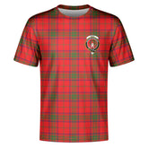 Ross Modern Tartan Crest T-shirt