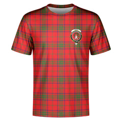 Ross Modern Tartan Crest T-shirt
