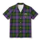 Blair Modern Tartan Crest Hawaiian Shirt