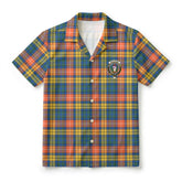 Buchanan Ancient Tartan Crest Hawaiian Shirt