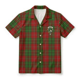 Burnett Tartan Crest Hawaiian Shirt