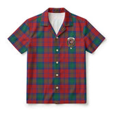 Byres Tartan Crest Hawaiian Shirt