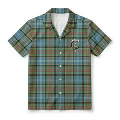 Caldwell Tartan Crest Hawaiian Shirt