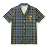 Campbell Faded Tartan Crest Hawaiian Shirt