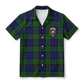 Campbell Modern Tartan Crest Hawaiian Shirt
